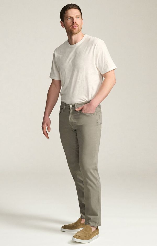 Charisma Relaxed Straight Pants in Storm Twill
