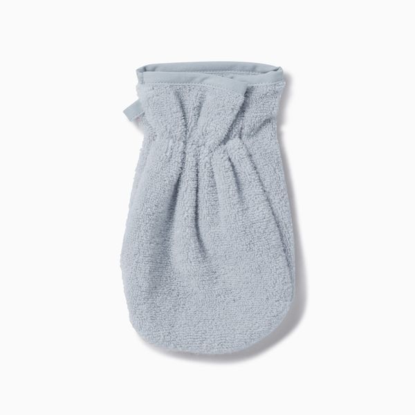 Bath Towel Mitt - Blue