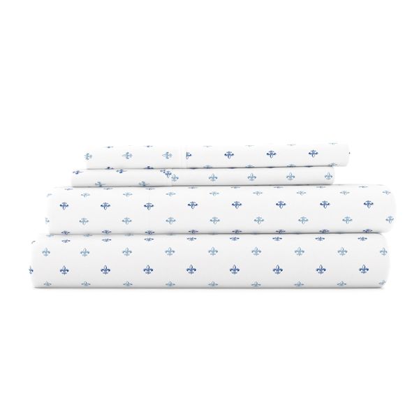 Lily Pattern 4-Piece Sheet Set - Sale