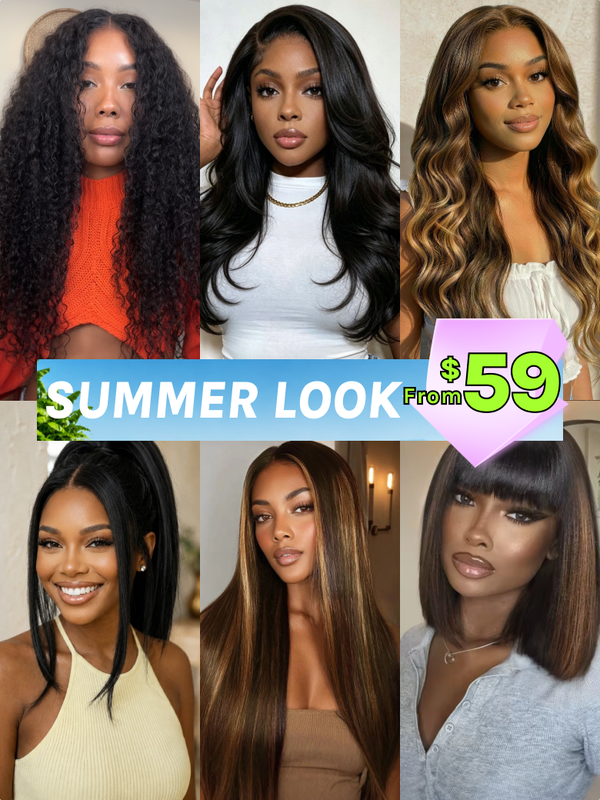 [VIP ONLY] Summer Vacay Ready 100% Human Hair Lace Wigs Limted Stock VIP Member Flash Sale