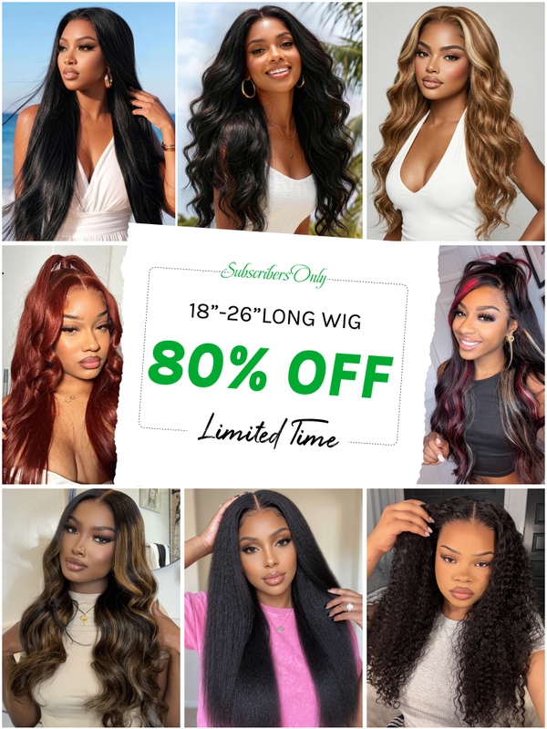 18"-26" Wigs 80%OFF| Top Seller Various Styles 1 Step Install Wigs VIP Exclusive Special Offer Limited Time Limited Stock Super Flash Sale