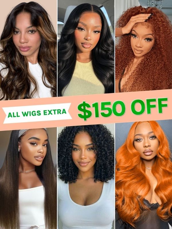 [All Wigs Extra $150 OFF] Klaiyi Midweek Fireworks Deals Limited Stock Flash Sale