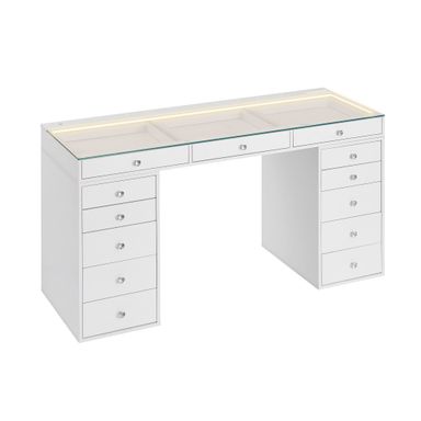 SlayStation® Lumina Pro 2.0 Vanity Table w/ LED Light