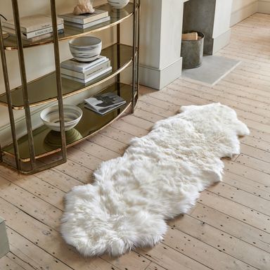 Double Sheepskin Rug - Ivory