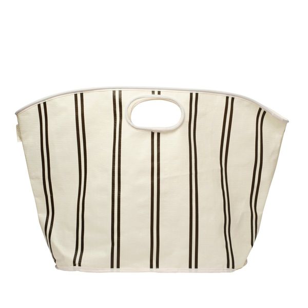 Carryall Beach Bag - Casa Black Stripe
