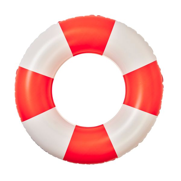 Slim Tube Pool Ring - Pool Party Tomato