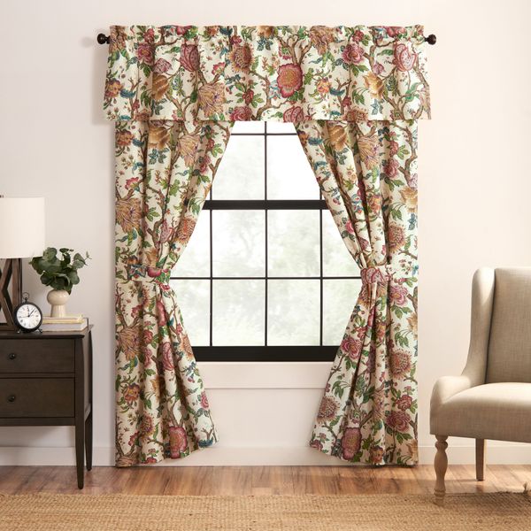 Bronte Floral Window Panel Pair