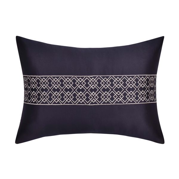 Carlisle Indigo Boudoir Decorative Throw Pillow 20" x 11" - Final Sale