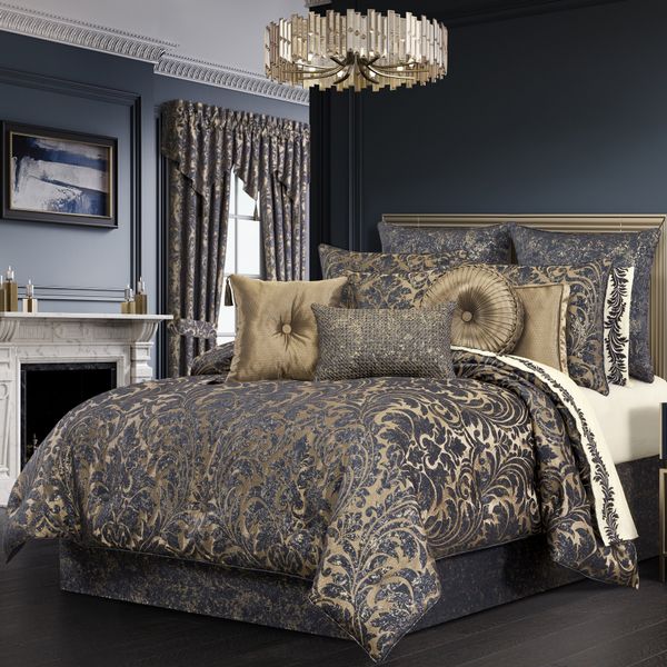 Glimmerstone Indigo 4 Piece Comforter Set