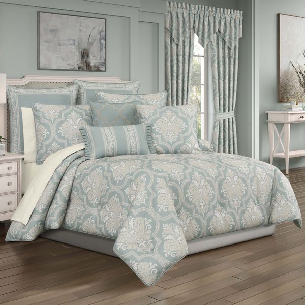 Tranquility Aqua 3 Piece Comforter Set