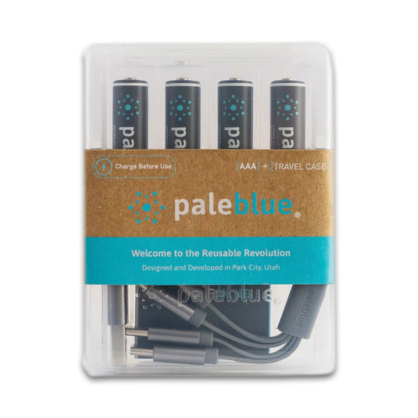 Paleblue AAA USB-C Rechargeable Smart Batteries (4-pack)