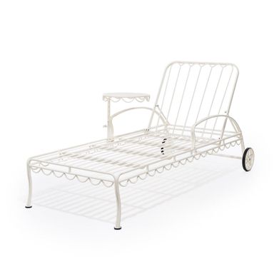 The Al Fresco Sun Lounger - Frame - Antique White