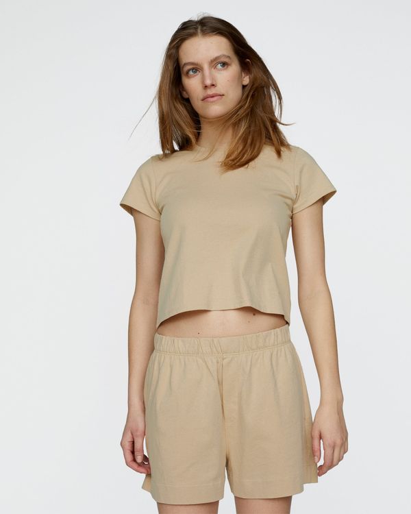 Heavyweight Jersey Pre-School Boy Tee - Macadamia