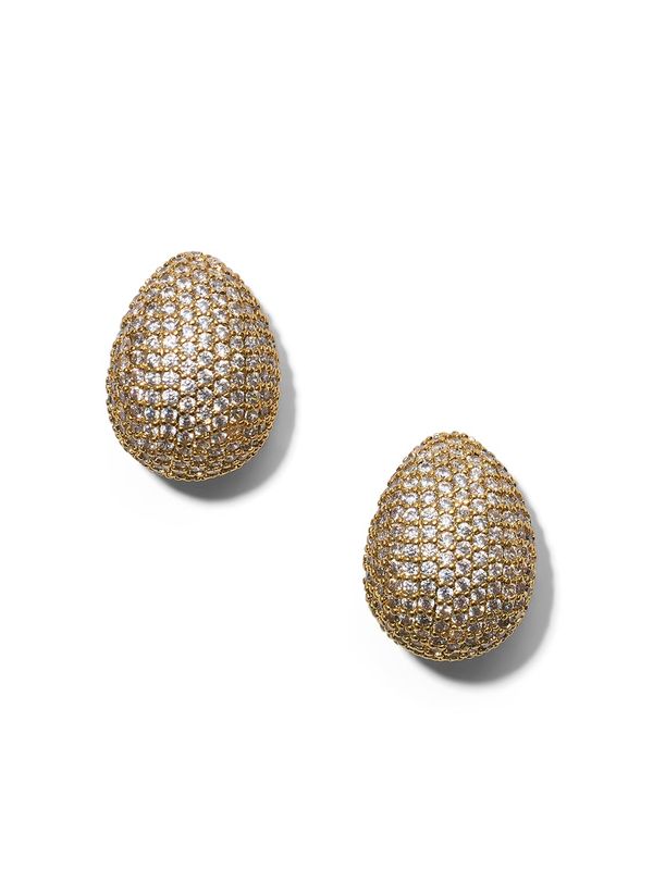 Micro Pavé Teardrop Earrings
