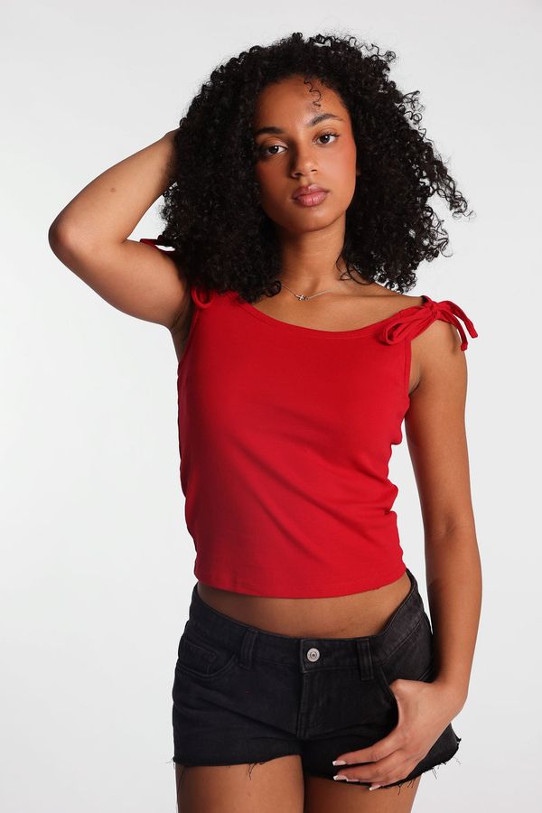 Off-Shoulder Tie Top