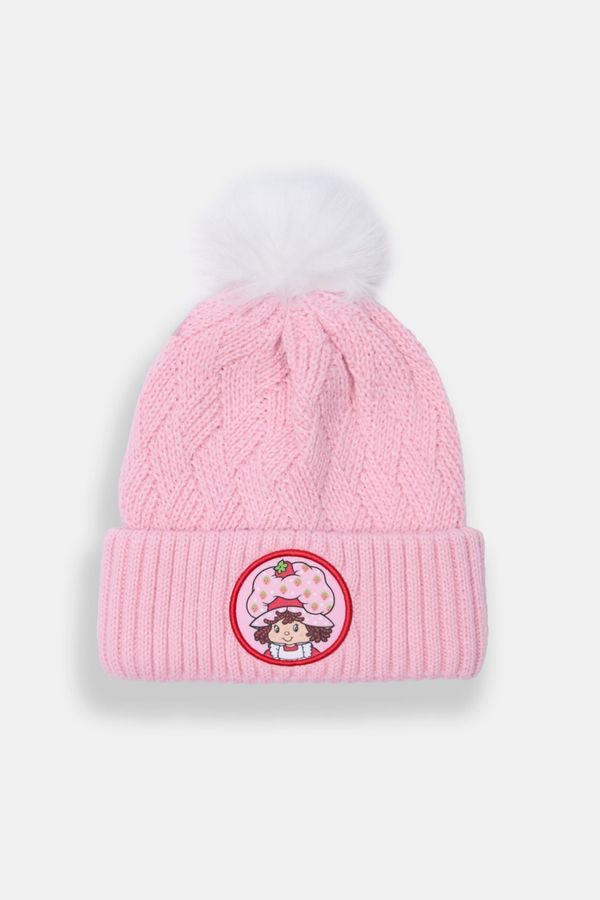 Strawberry Shortcake Pom Pom Beanie