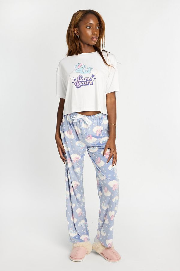 Care Bears Sleep Super Soft Pajama Tee And Velour Pajama Pants 2-Piece Set