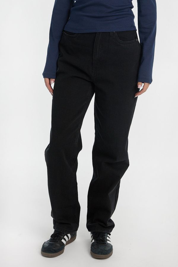 AERO High Rise Curvy Straight Jeans