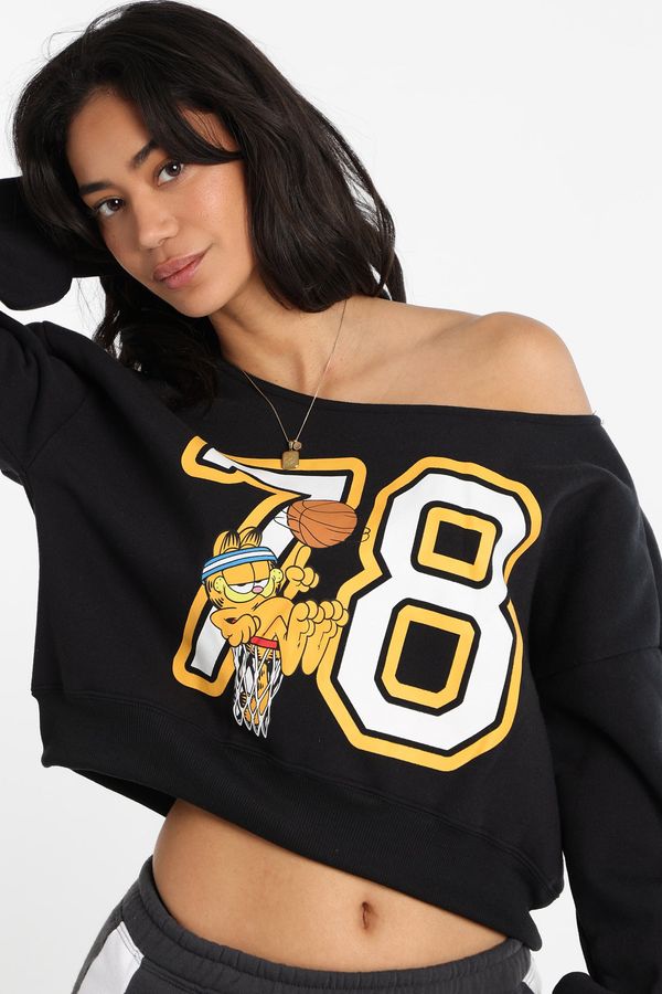 Garfield 78 Off-Shoulder Sweatshirt