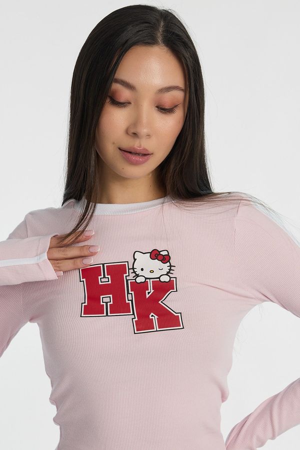 Hello Kitty Graphic Long Sleeve Baby Tee