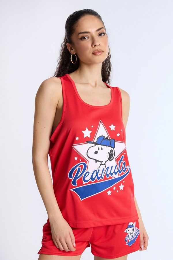 Peanuts Star Mesh Tank Top