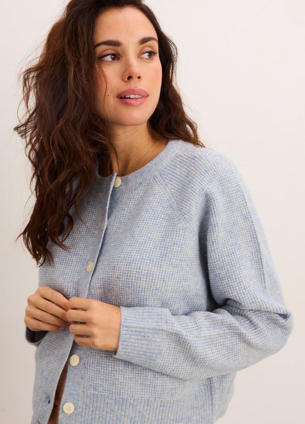 The Cozy Waffle Cardigan