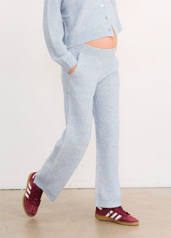 The Cozy Waffle Crop Pant