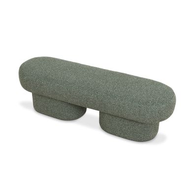 Kopitar 1.5m Long Ottoman Bench - Hunter Green