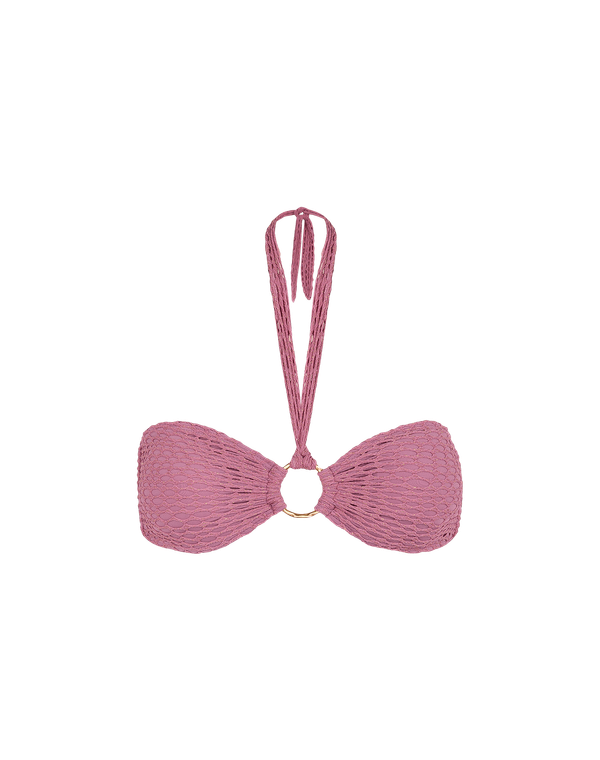 Mesh Ring Bandeau Top (Final Sale) - Charming
