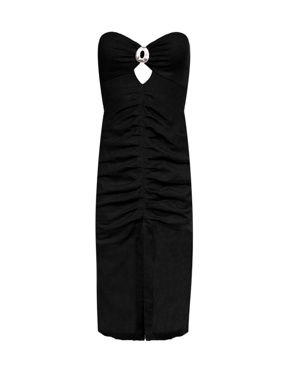 Naori Midi Dress  (Final Sale) - Black