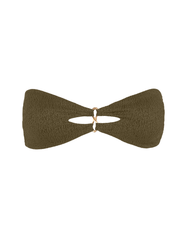 Firenze Solaro Bandeau Top - Evergreen