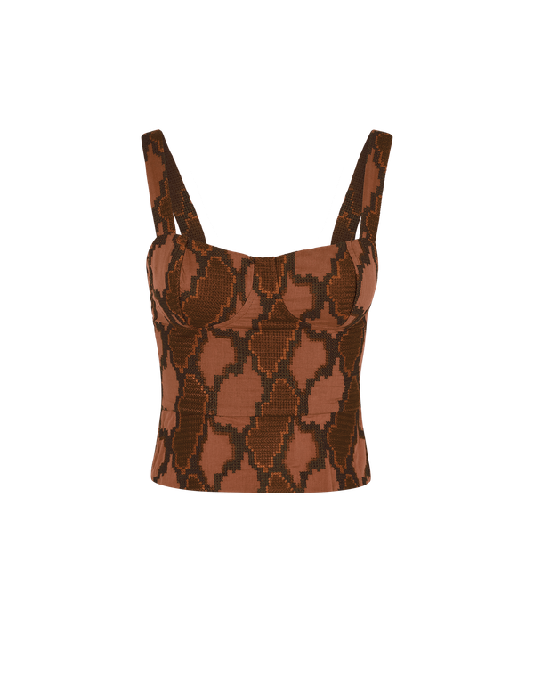 Coen Peplum Top - Embroidered Devotion