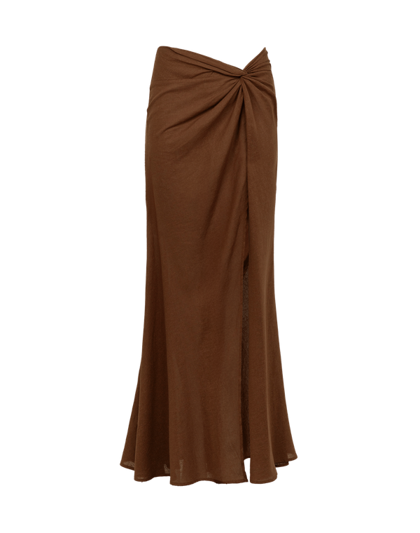 Sirene Long Skirt - Brown