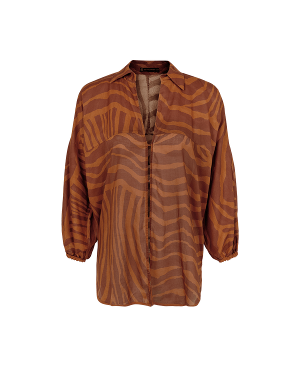 Mori Long Sleeve Blouse - Sundown