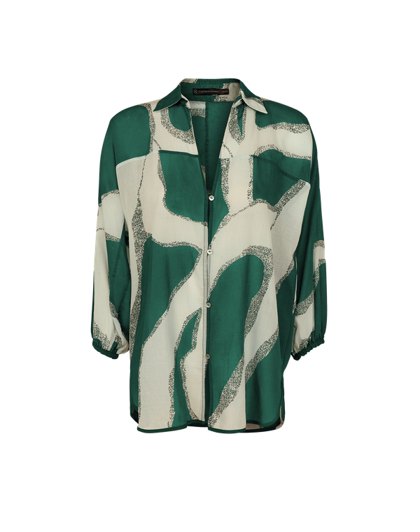 Moa Long Sleeve Cover Up Blouse - Enigma Boulevard