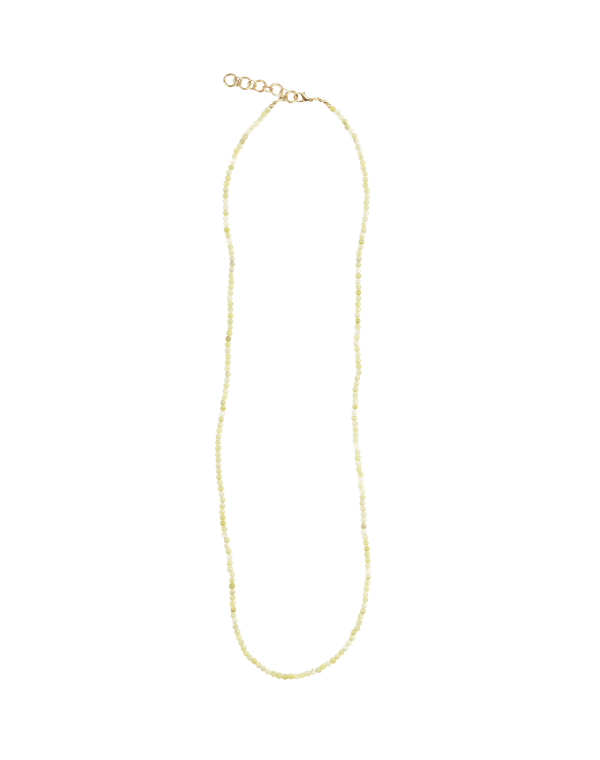 Jade Long Necklace (Exchange only) - Gold