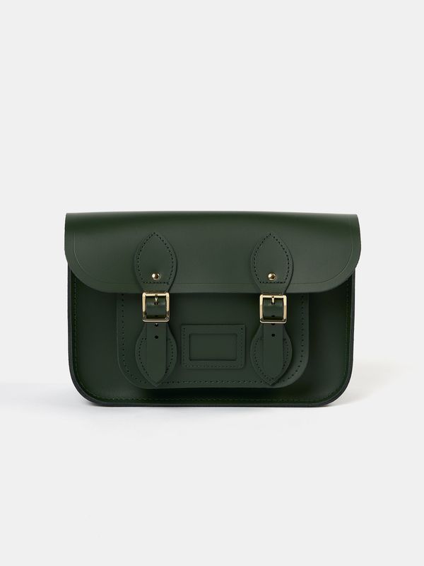 The Satchel Shoulder Bag - Racing Green
