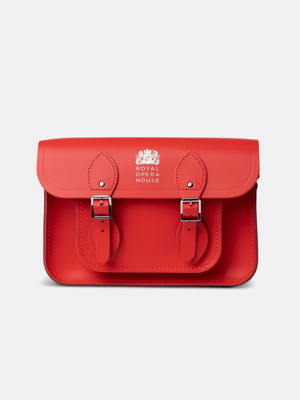 The Royal Opera House 11 Inch Satchel -  ROH Red