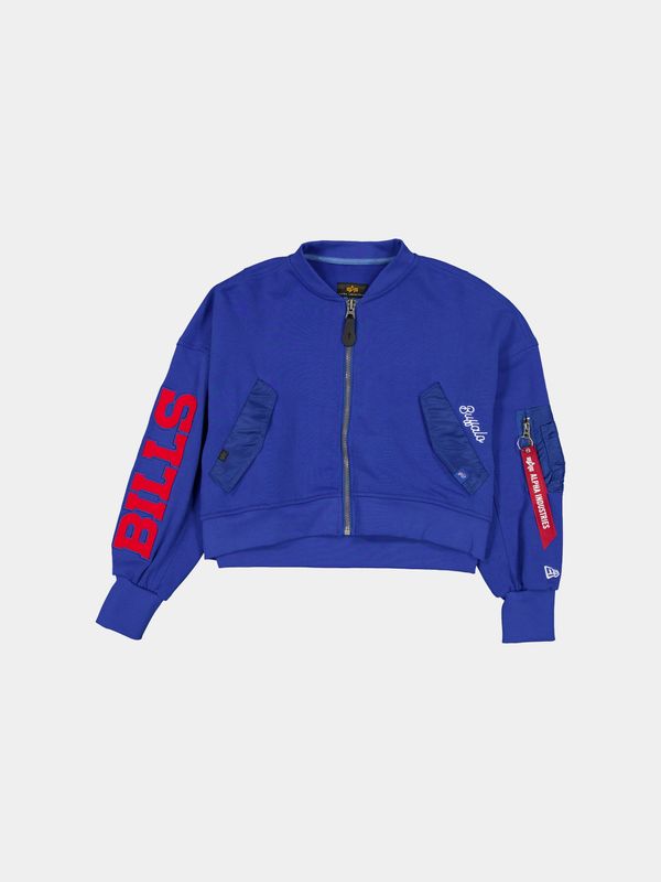 BUFFALO BILLS X ALPHA X NEW ERA L-2B FRENCH TERRY JACKET WOMENS