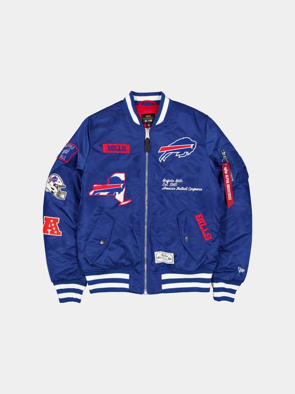 BUFFALO BILLS X ALPHA X NEW ERA MA-1 BOMBER JACKET