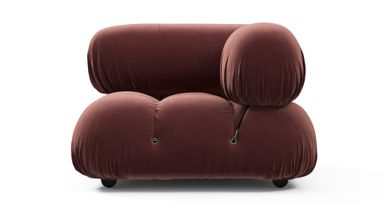 Bellini Module - Mario Bellini Module, Right Corner, Maroon Velvet
