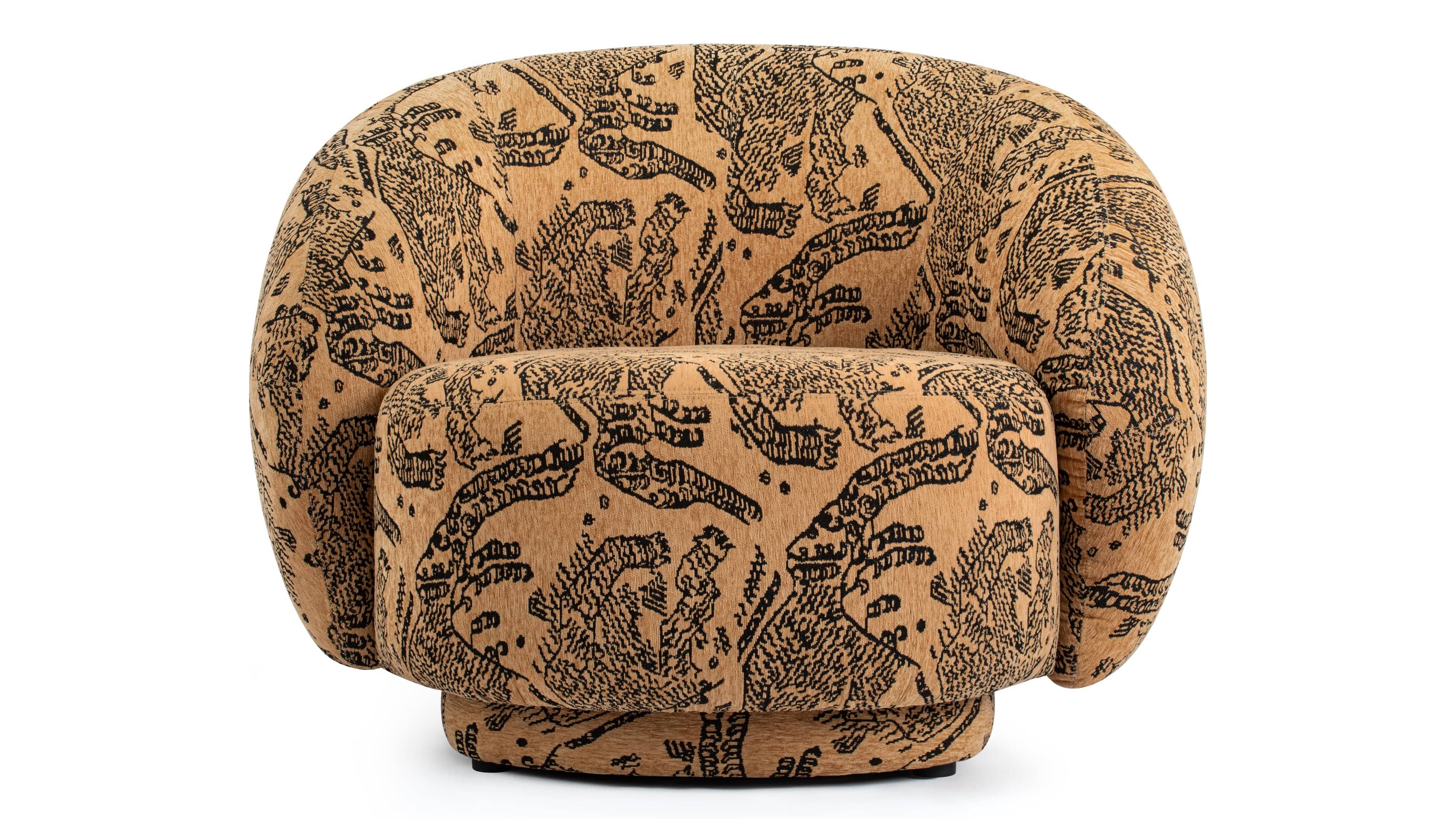 Julep Lounge Chair in Tiger Mountain Chenille | Stylish Comfort