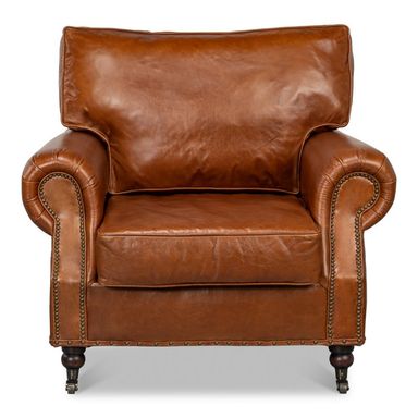 Papa's Chair - Vintage Cigar Leather