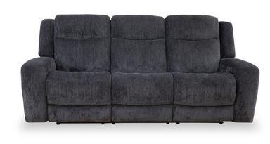Atlantis 90" Fabric Zero Gravity Power Reclining Sofa - Dark Grey  | Sofa à inclinaison électrique Atlantis de 90 po en tissu avec position zéro gravité - gris foncé