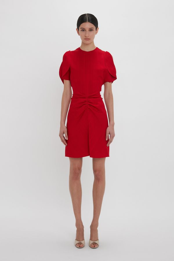Bela Mini Dress In Carmine