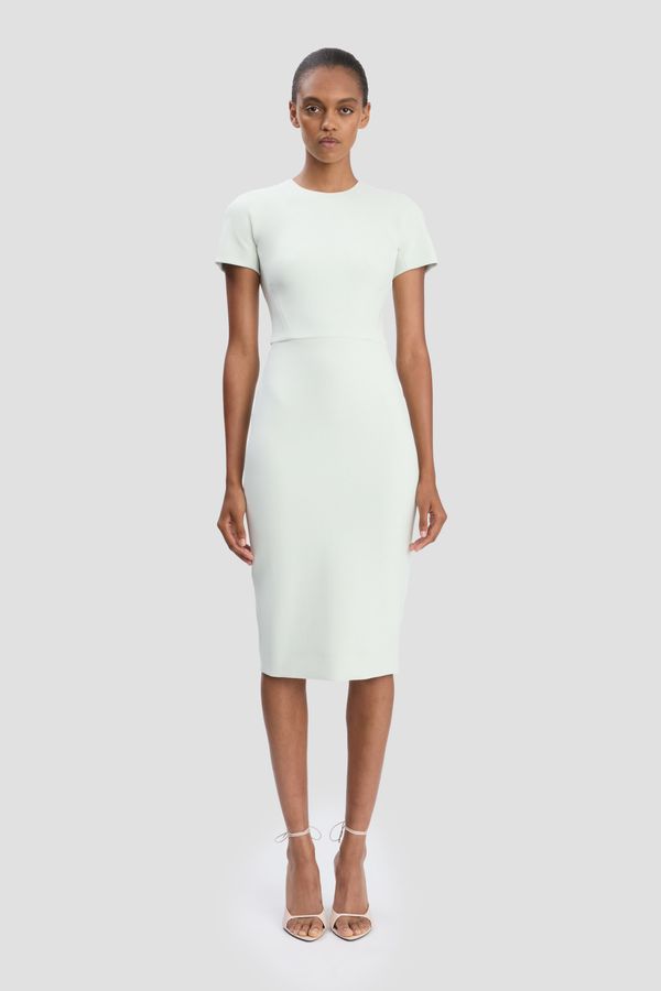 Fitted T-Shirt Dress In Aloe