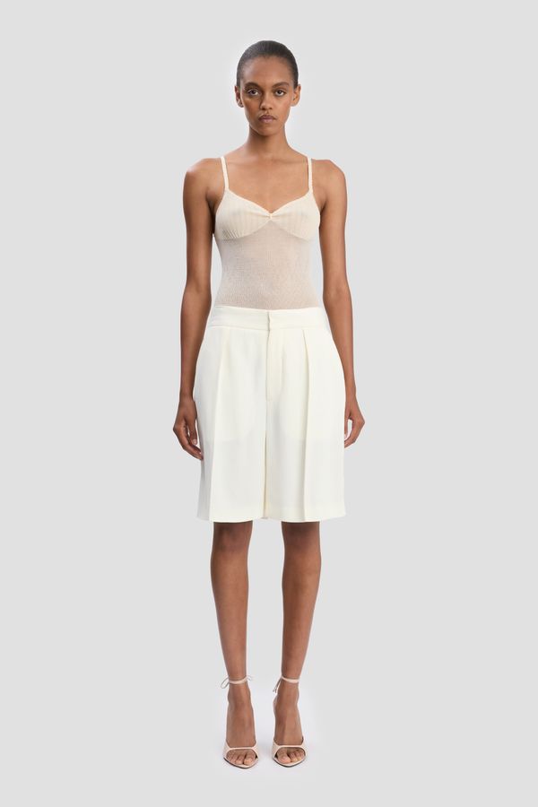 Tailored Shorts In Ivory