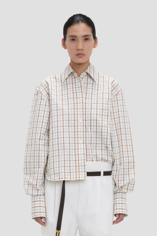 Ellys Shirt In Multi-White Check