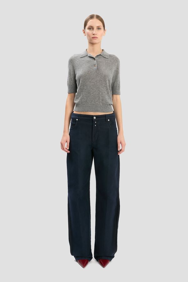Split Utility Trouser In Navy