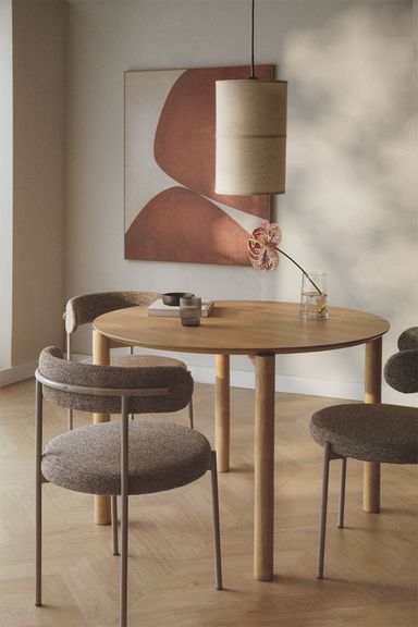Runder Esstisch Ø110 cm aus MDF Munden